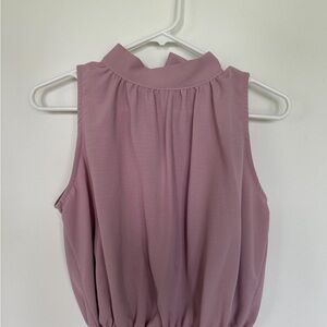 SHEIN Mauve Sleeveless Blouse